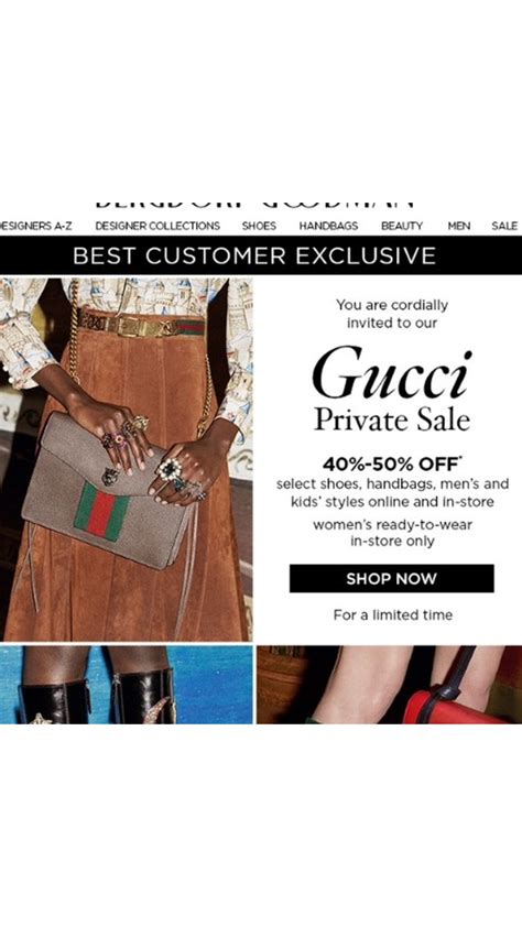 gucci private sale|gucci closeout sales.